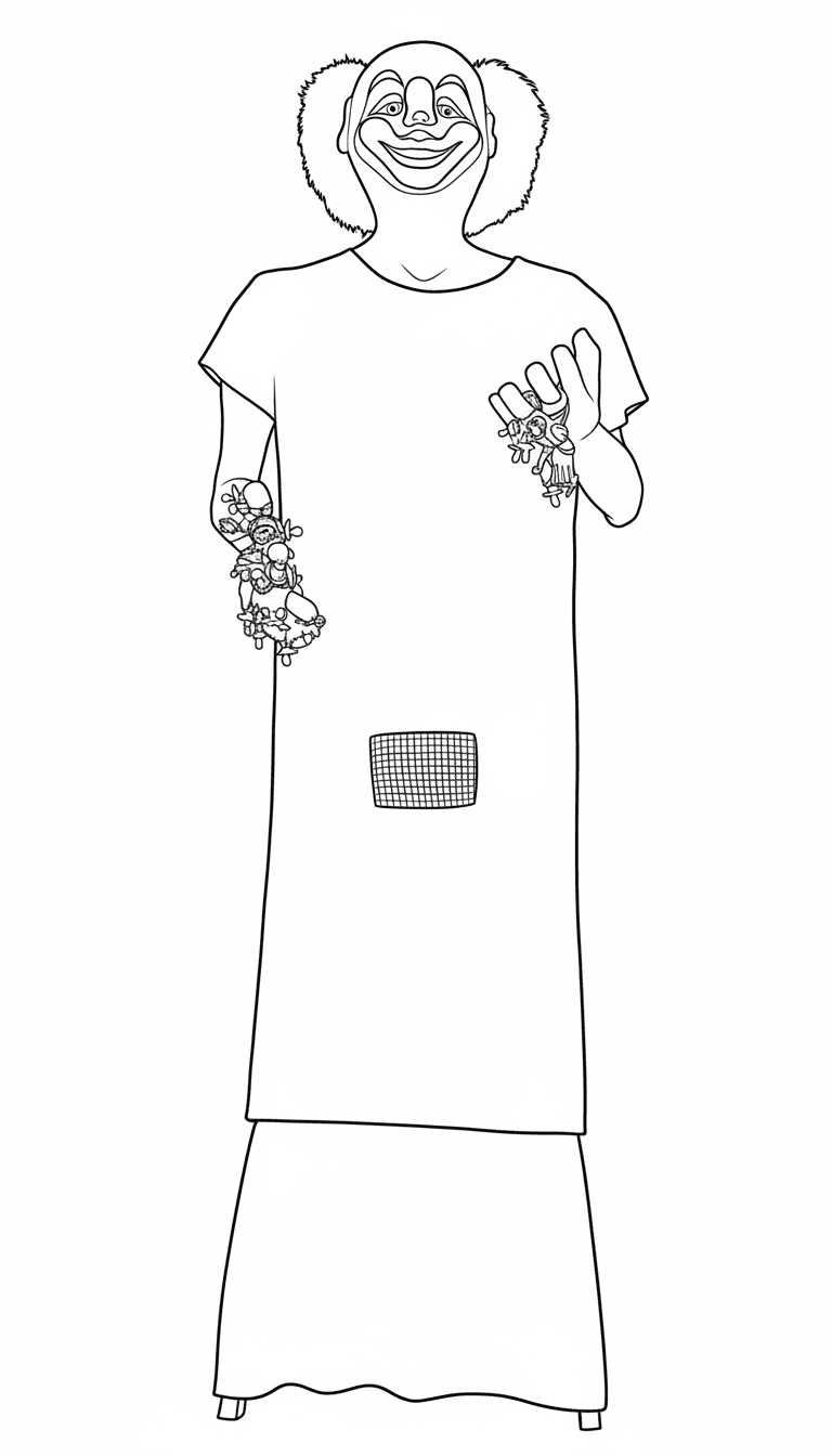 Gegant Charlie Rivel de Cubelles