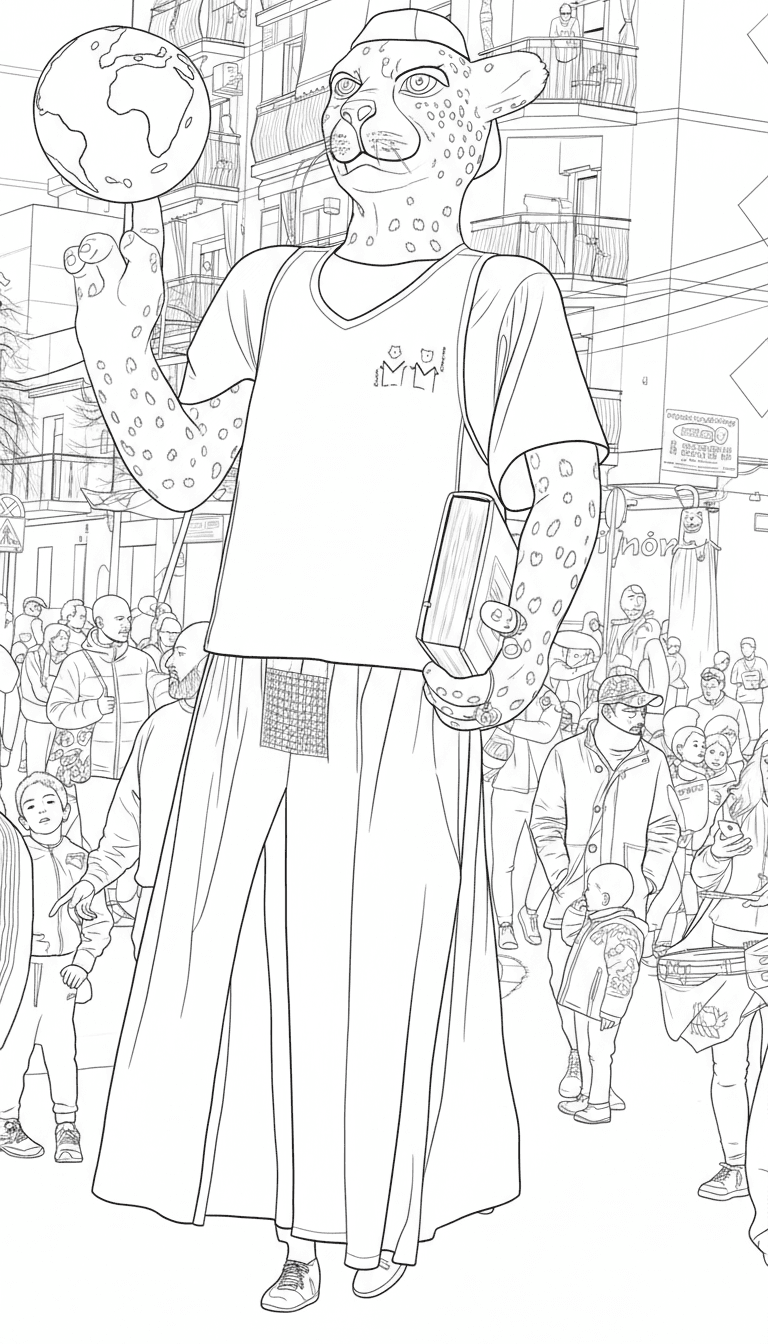 Gegant de l'escola Marta Mata