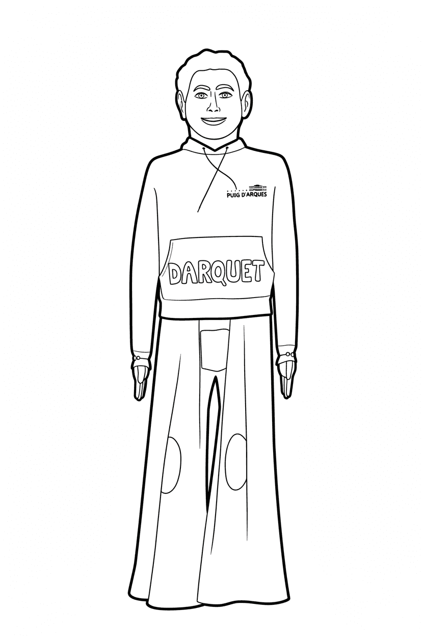 Gegant de l'Escola Puig d'Arques de Cassà de la Selva