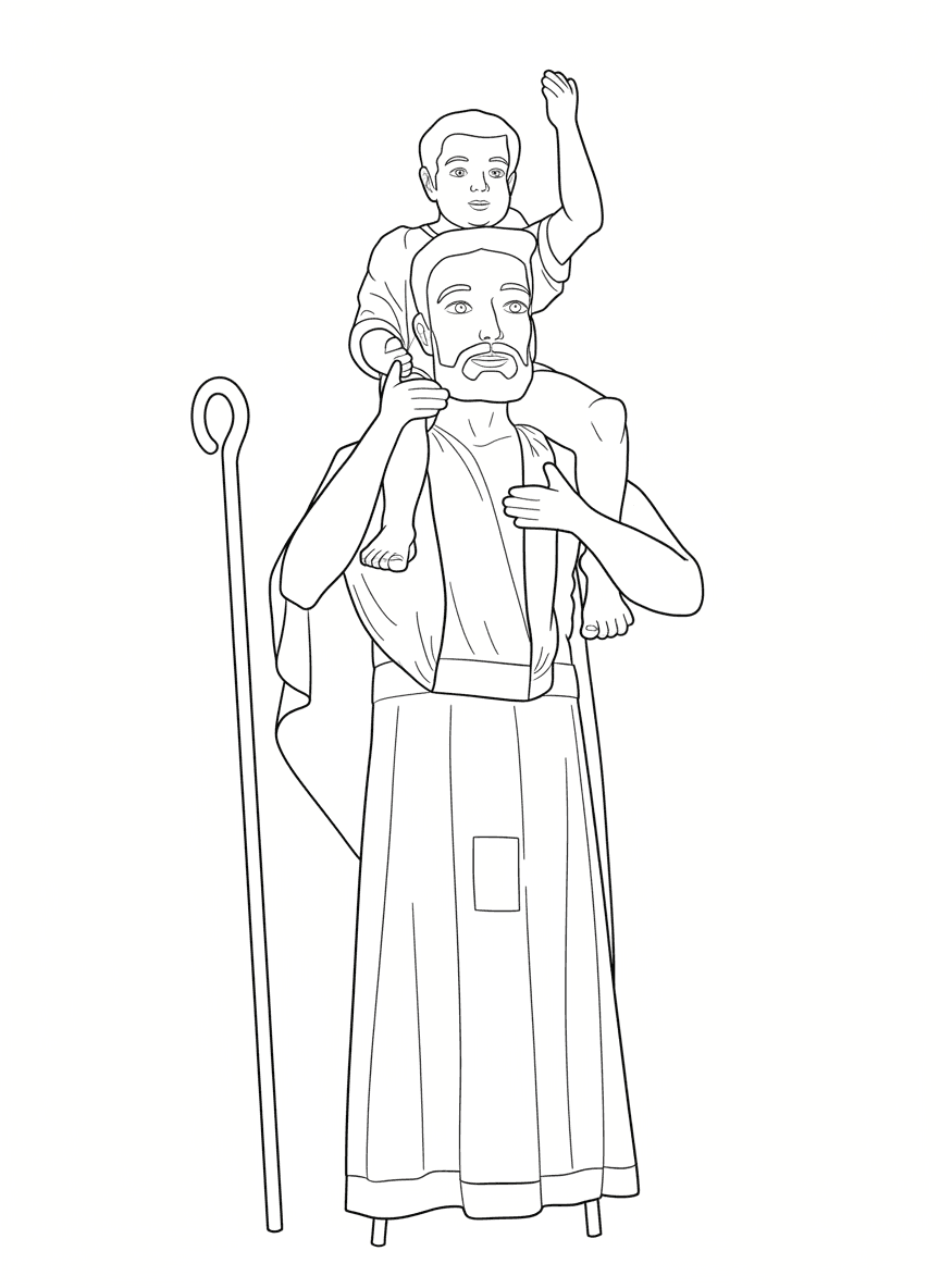 Gegant de l'IES Joan Ramón Benaprès de Sitges