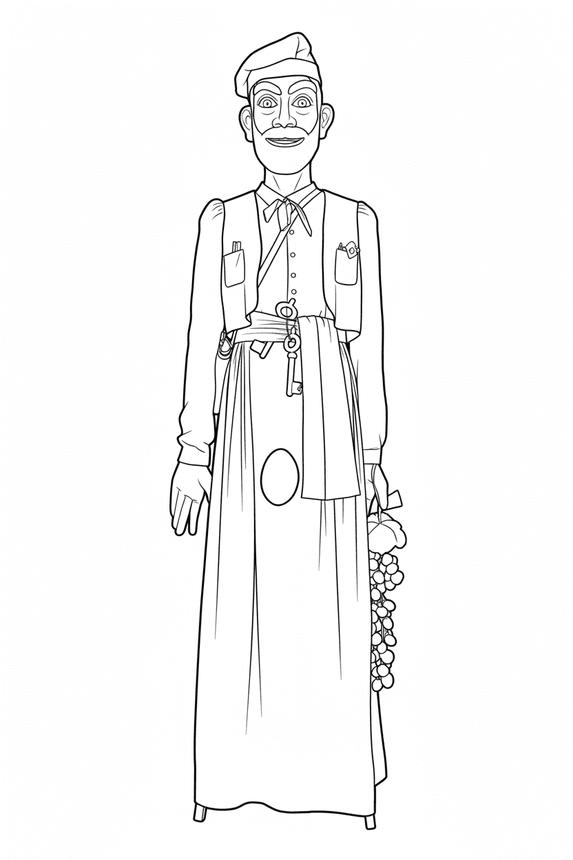 Gegant del Grup de Gegants 'TERRA NOSTRA' de Poboleda