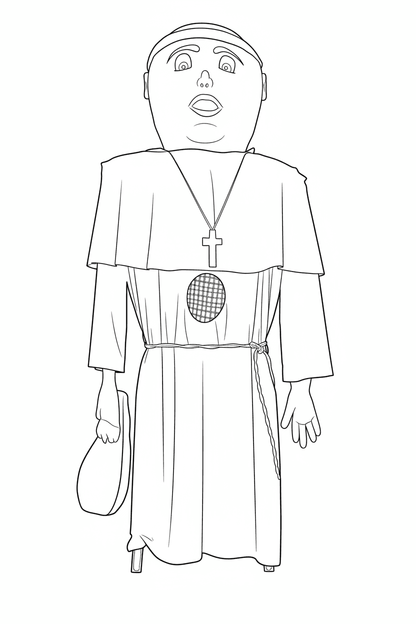 Gegant Fra Eufemià de Santa Coloma de Queralt