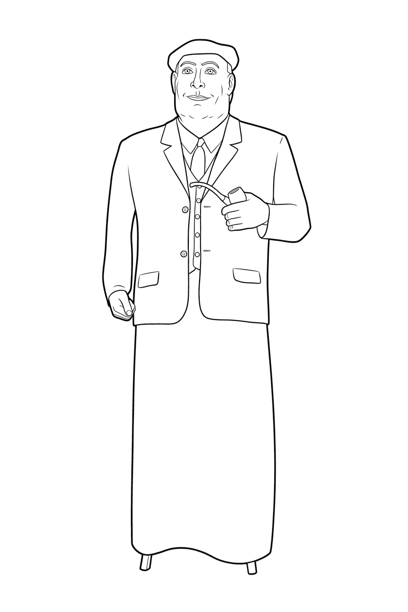 Gegant Ramon de la Pipa de Santa Coloma de Queralt