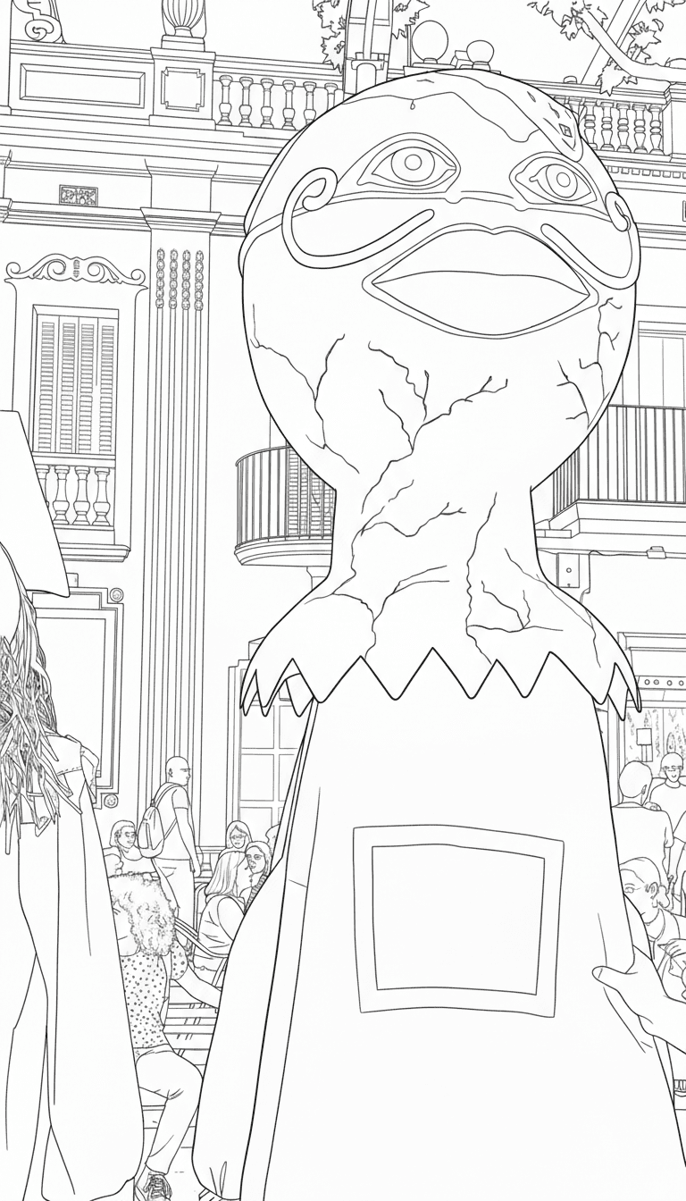 Gegant Sadalí de l'INS Salvador Dalí