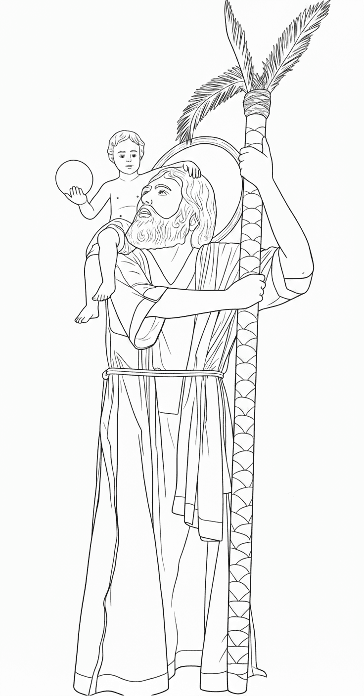 Gegant Sant Cristòfol de Biniali