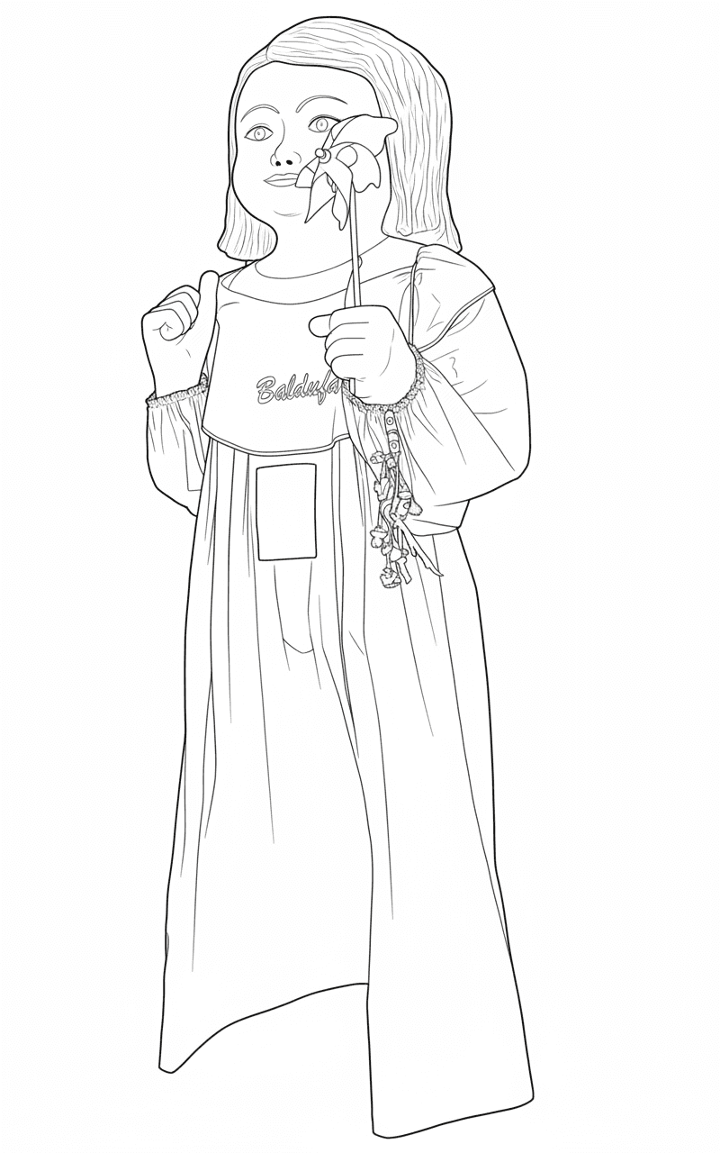 Geganta Baldufa de l'escola bressol Cerdanyola