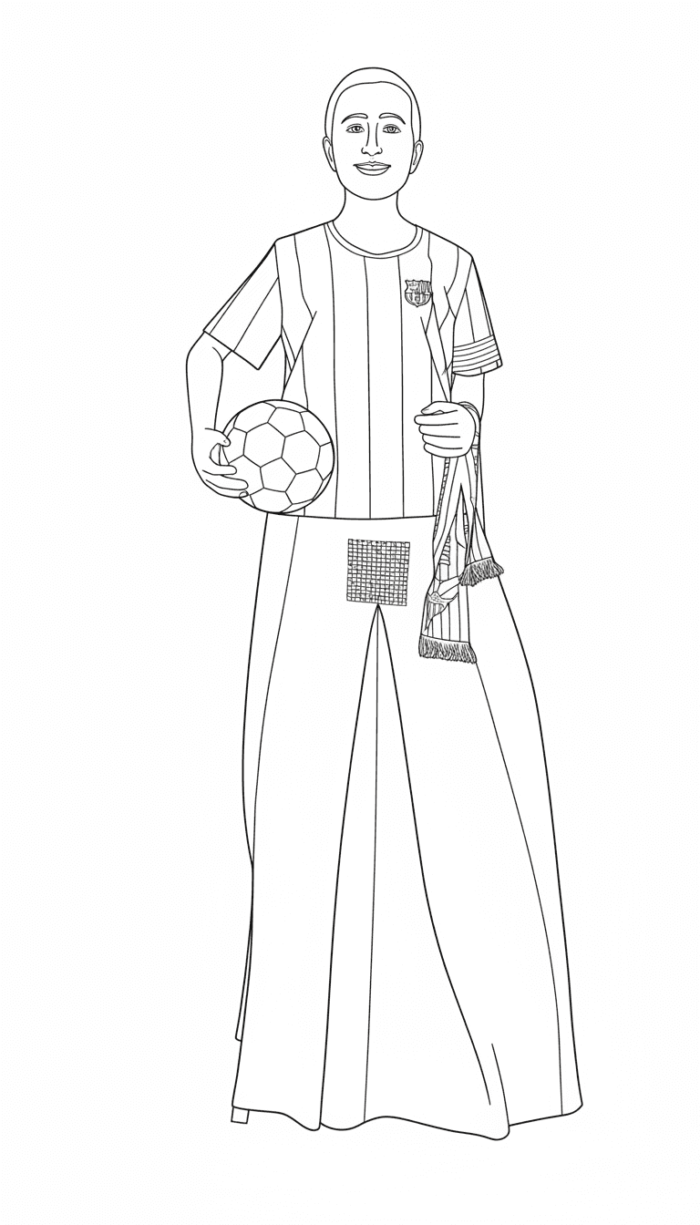 Geganta de la Penya Barcelonista de la Teixonera