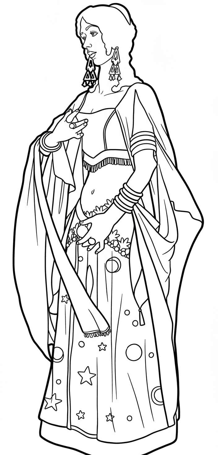 Geganta Mata Hari del Col·lectiu Cultural Cappont