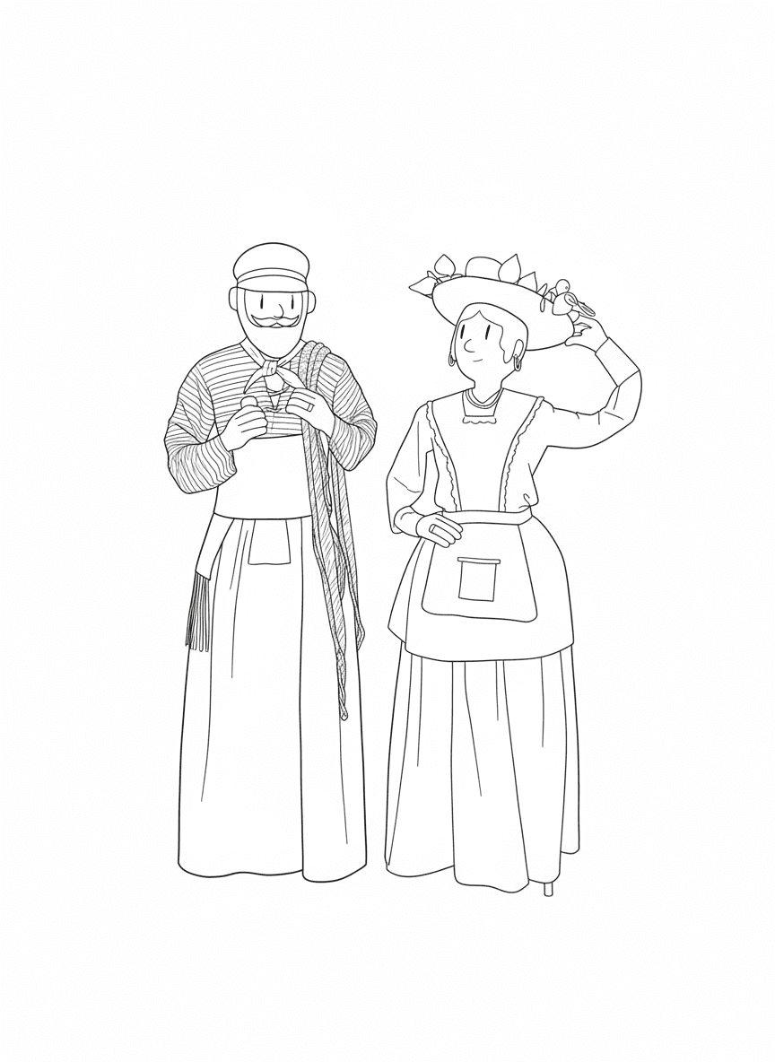 Gegantets del Barri de la Barceloneta de Barcelona