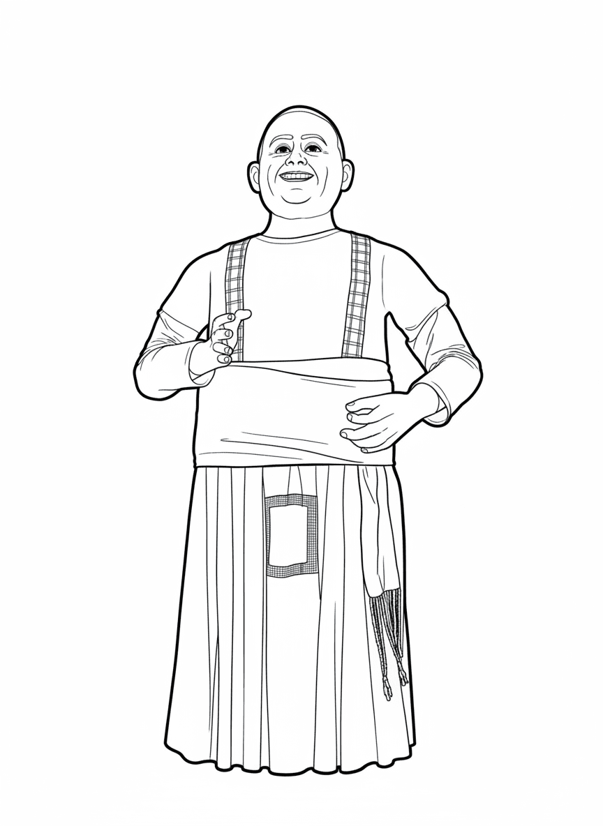 Gegantó Angelet de Sant Fruitós de Bages