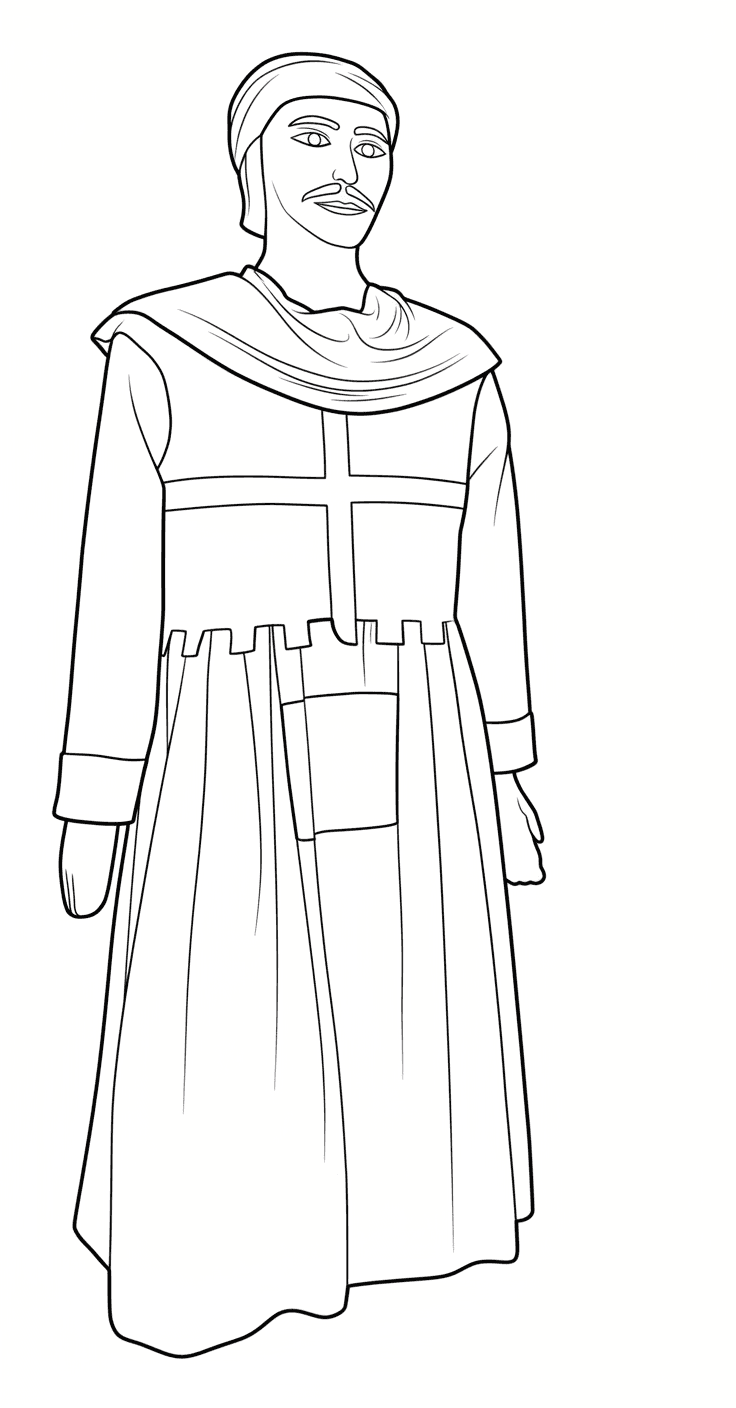 Gegantó Cavaller Narcís d'Ivars d'Urgell