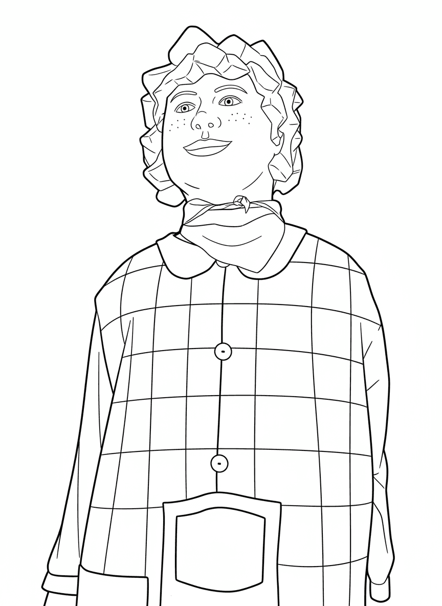 Gegantó de l'escola Baldiri Reixac de Barcelona