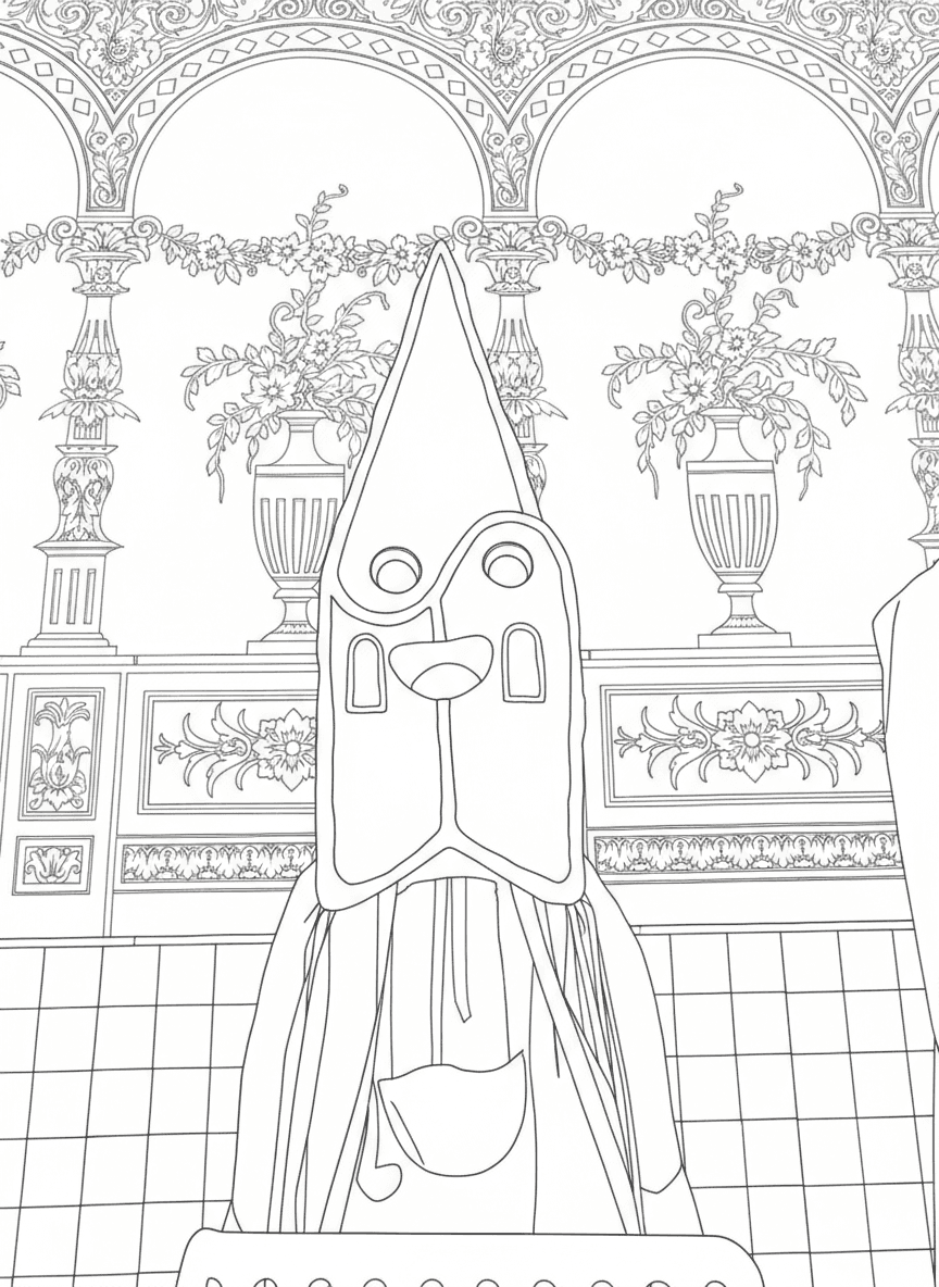 Gegantó de l'escola Mare de Déu del Roser de Barcelona