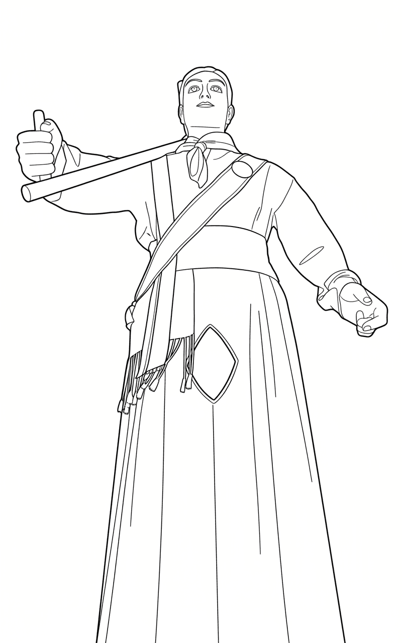 Gegantó Miquelet de la Barceloneta