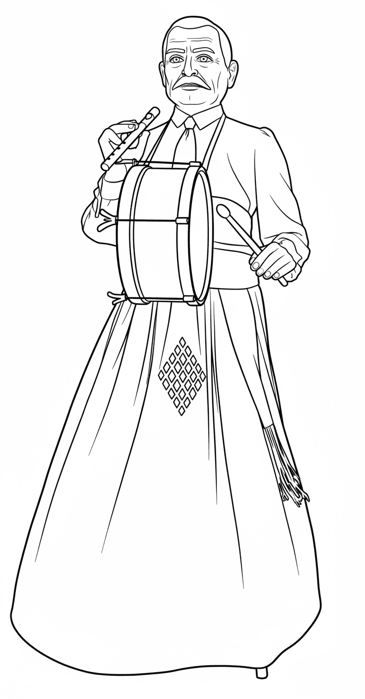 Gegantó Nan del Flabiol de Calella