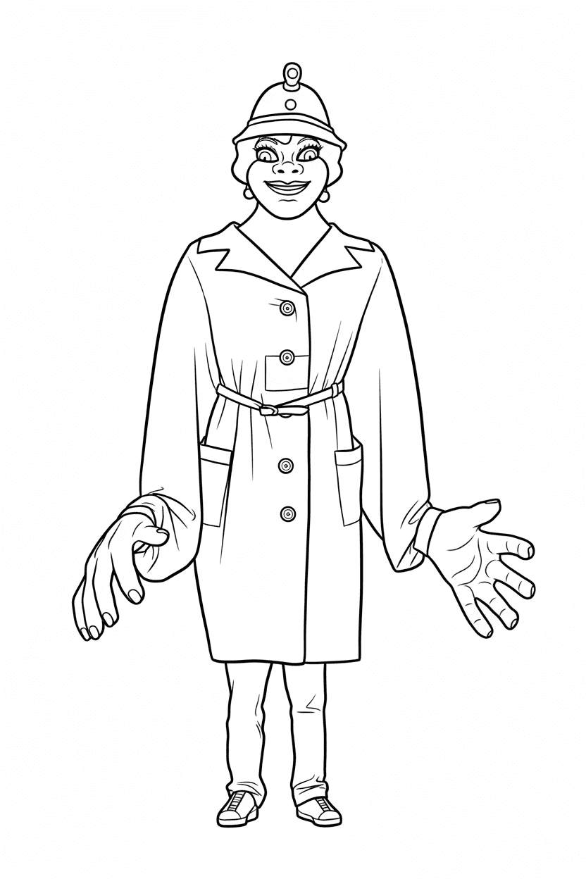 Gegantona Carmen la Bombera de la Colla Gegantera 'La Pessigolla' de Valls