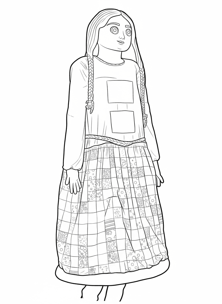 Gegantona de L'AMPA Diputació de Barcelona