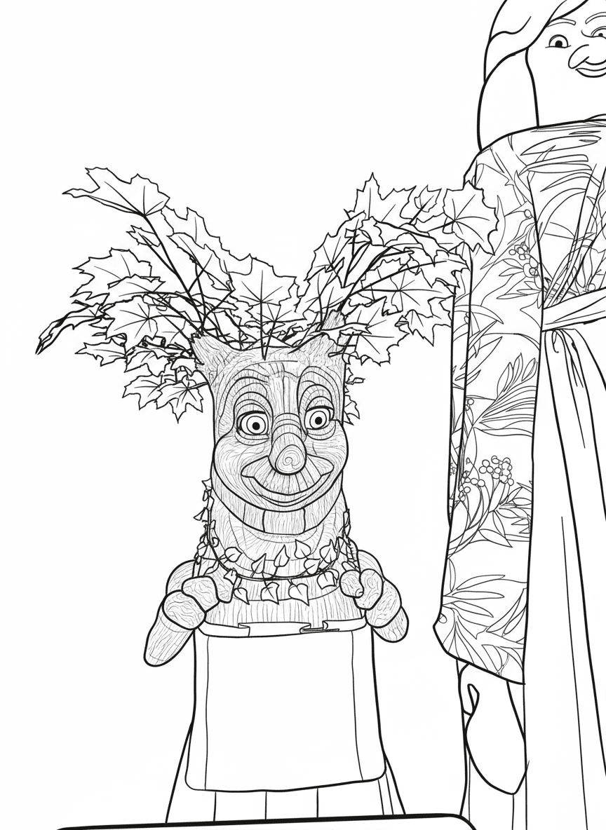 Gegantona de l'escola Auró de Barcelona