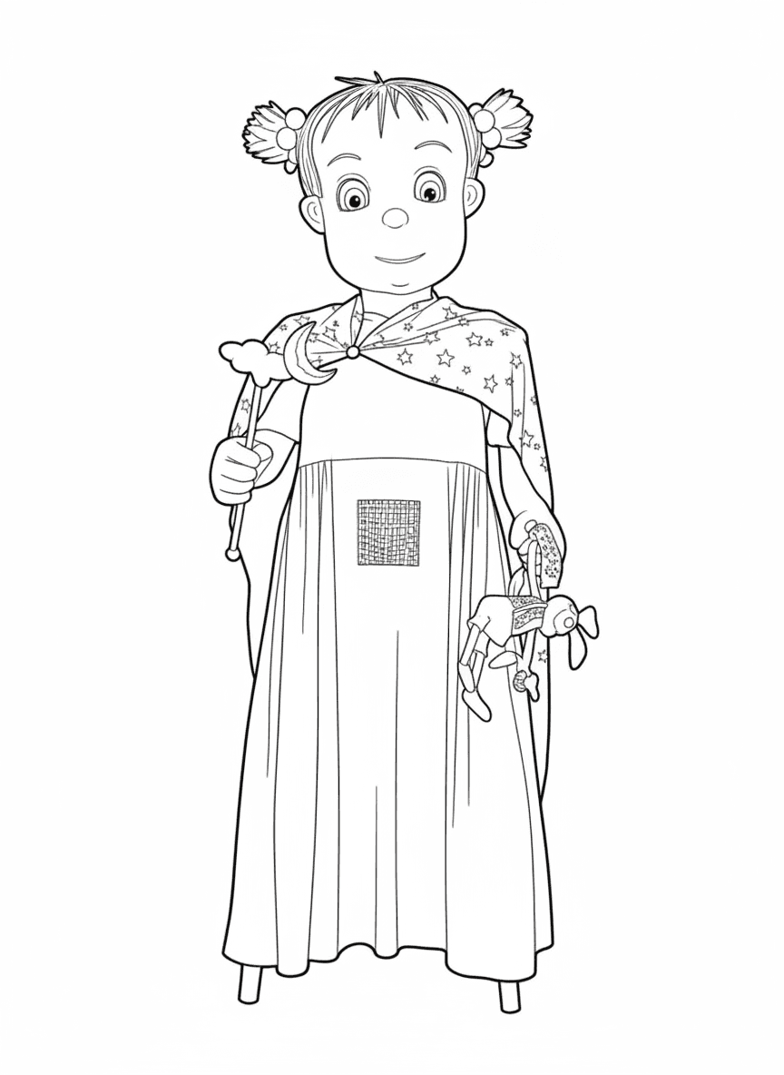 Gegantona de l'escola bressol el Petit Somni de Mataró