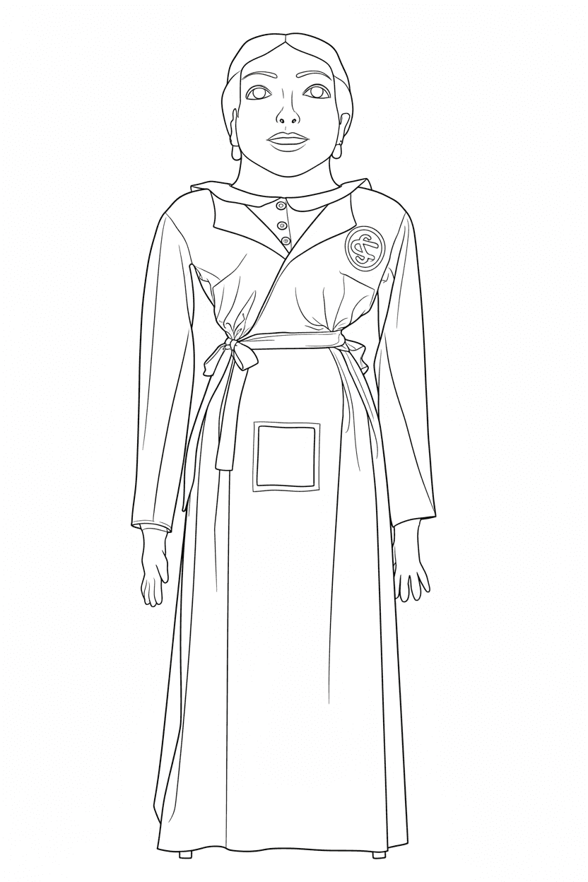 Gegantona de l'escola la Sedeta de Barcelona