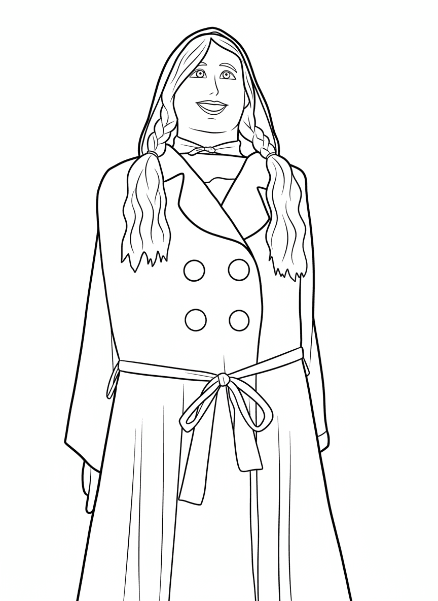 Gegantona de l'escola Mallorca de Barcelona