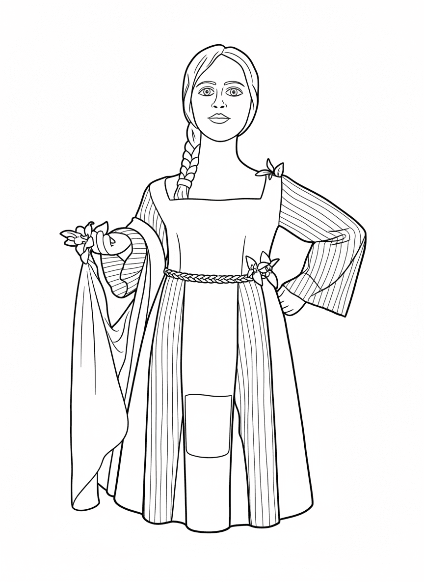 Gegantona de l'escola Molí de Finestrelles