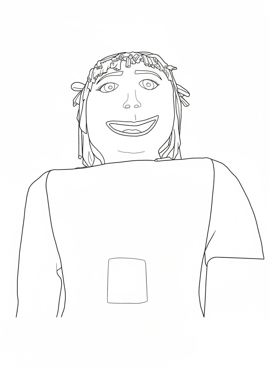 Gegantona de l'escola Sadako de Barcelona