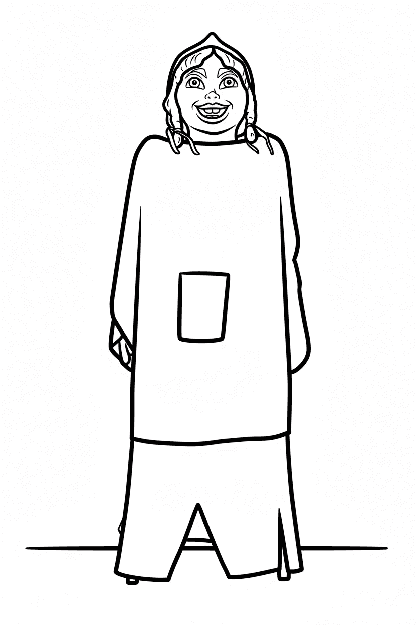 Gegantona del Restaurant Nou Urbisol