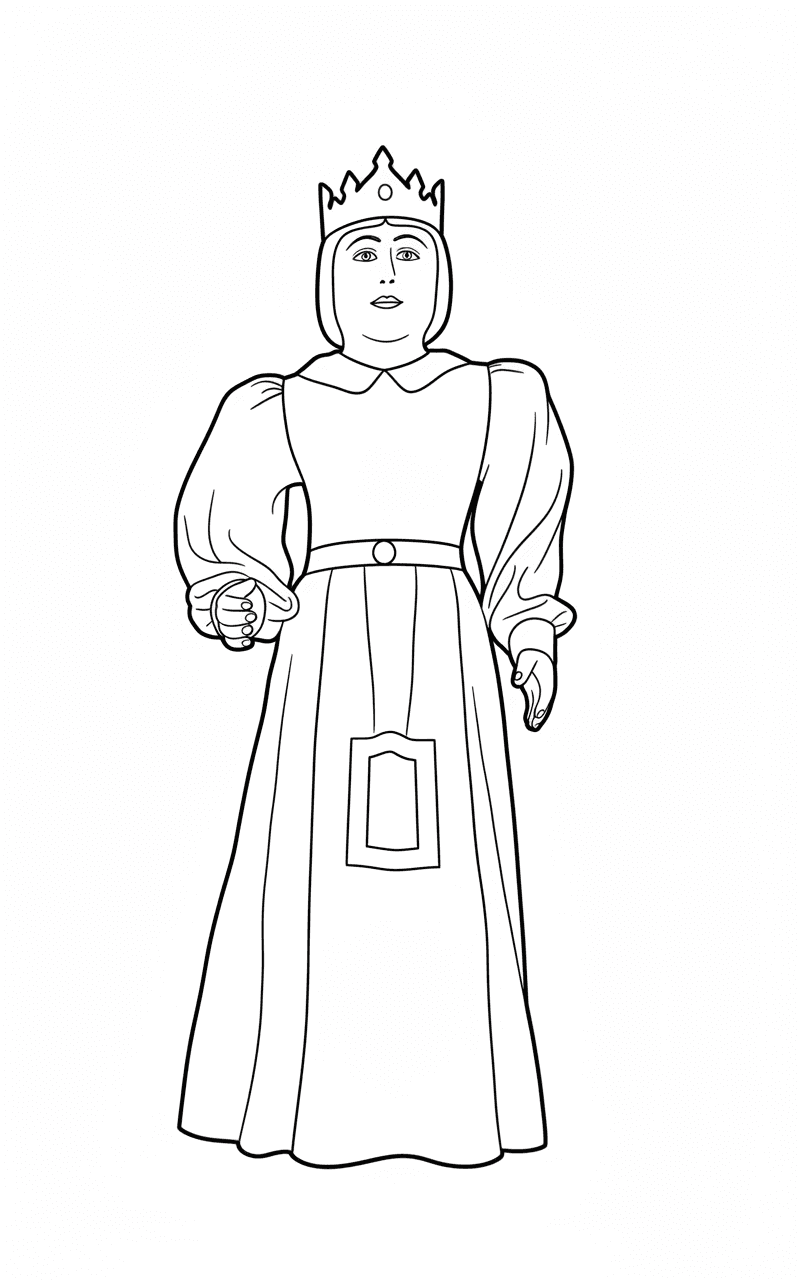 Gegantona Oliveta d'Olesa de Montserrat