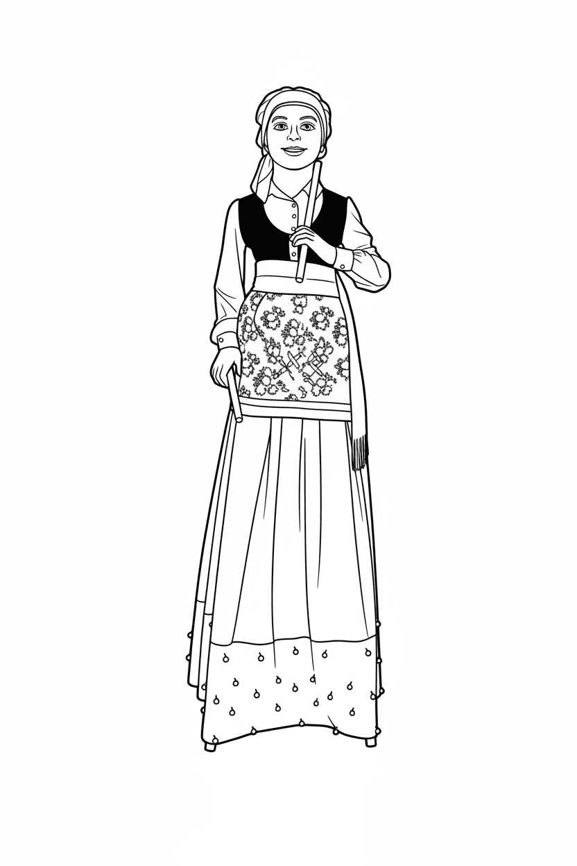 Gegantona Valentina de Gotmar de Callús