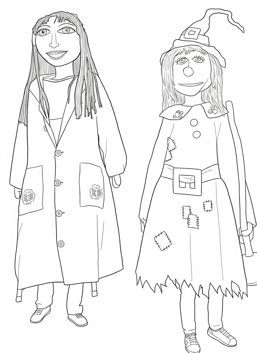 Gegantones de l'escola Eulàlia Bota de Barcelona