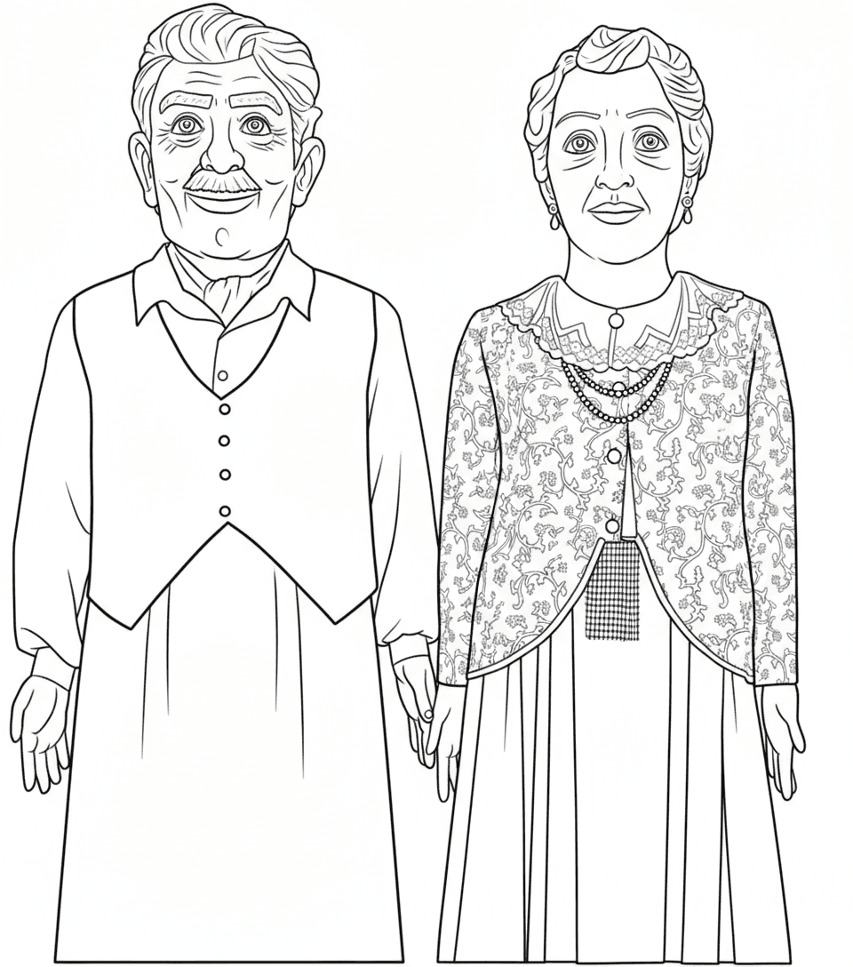 Gegantons Avis de Vilassar de Dalt