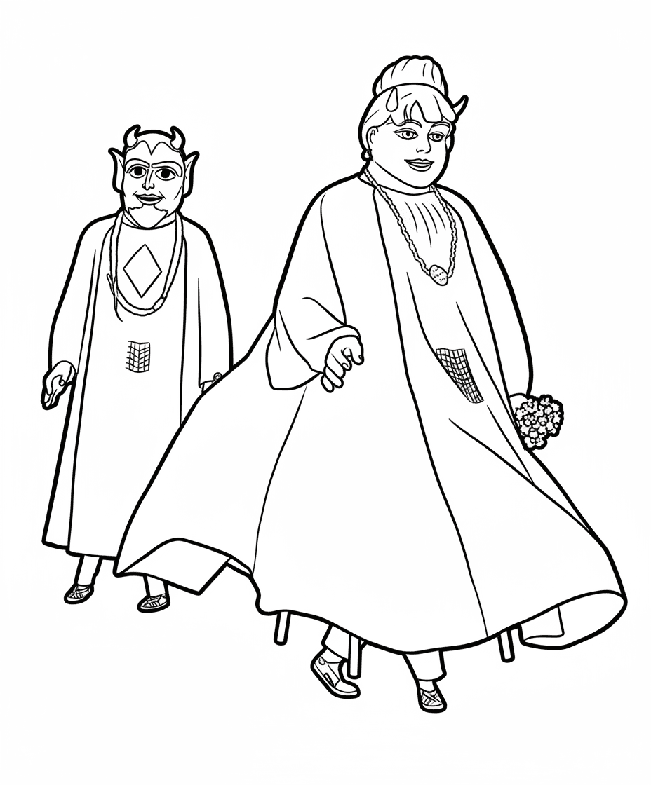 Gegantons de l'Agrupació Cultural Folklòrica de Sant Feliu de Llobregat