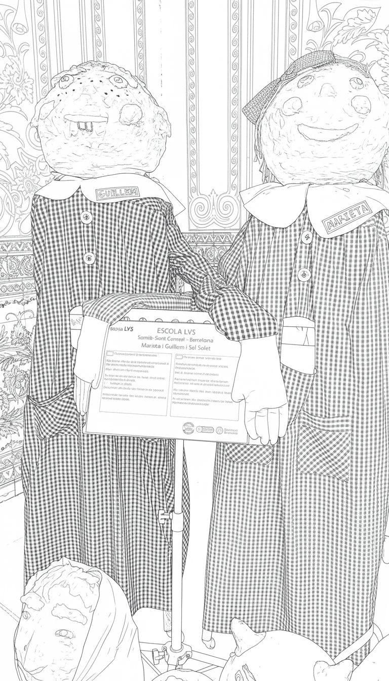 Gegantons de l'escola Lys de Barcelona