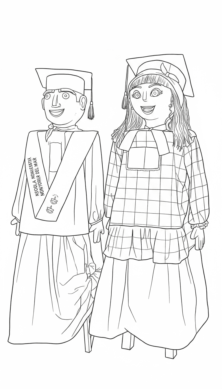 Gegantons de l'escola Nostra Senyora del Mar