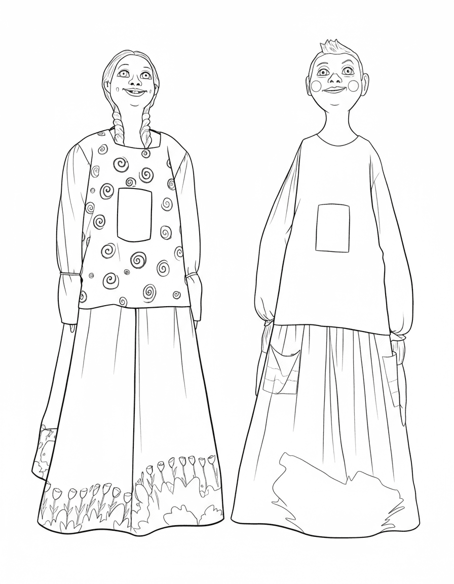 Gegantons de l'escola Rius i Taulet de Barcelona