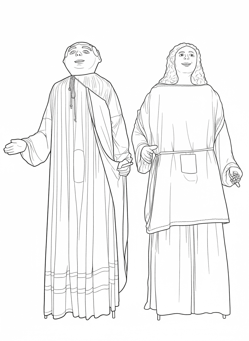 Gegantons de Roda de Barà