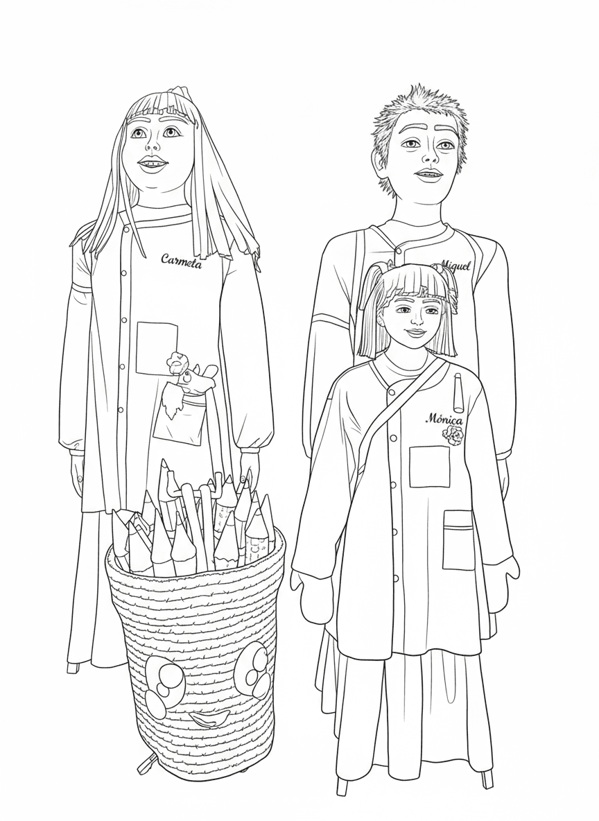 Gegants del Col·legi Mare de Déu del Carme del Prat de Llobregat