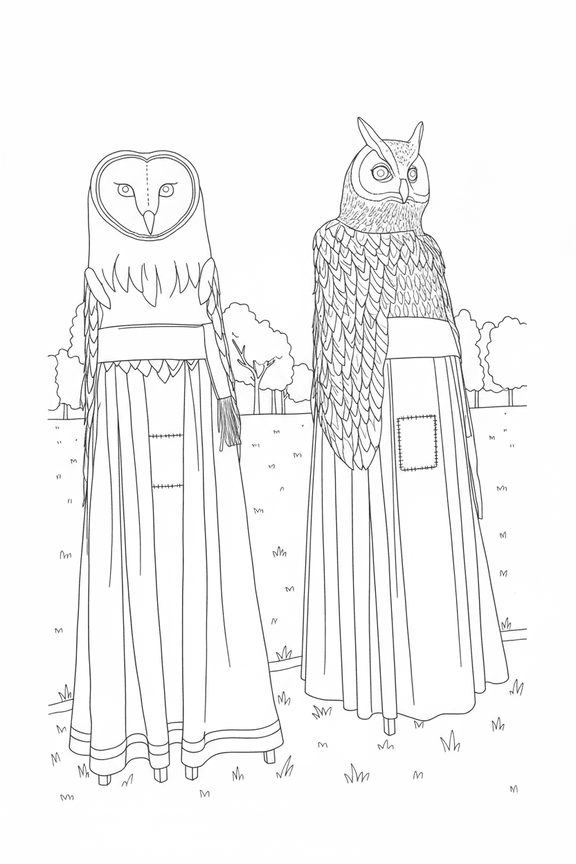 Gegantons Mussols Sant Quirze del Vallès