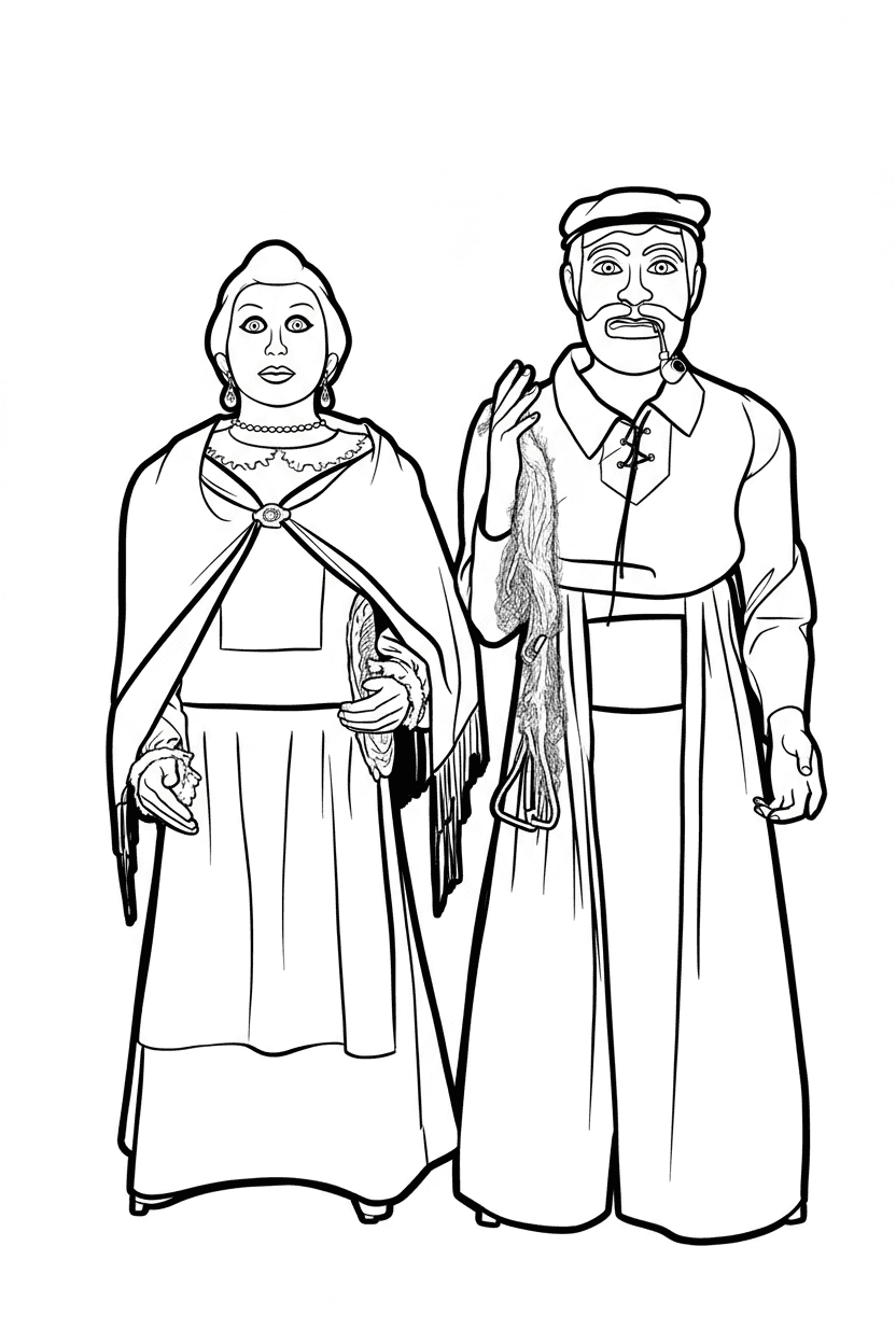 Gegantons Pescadors de Sant Carles de la Ràpita