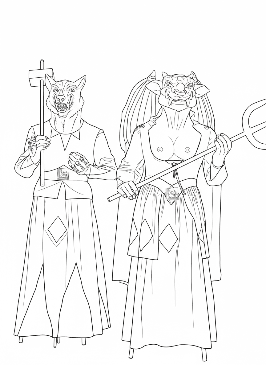 Gegants de la Coordinadora de Colles de Diables de Barcelona