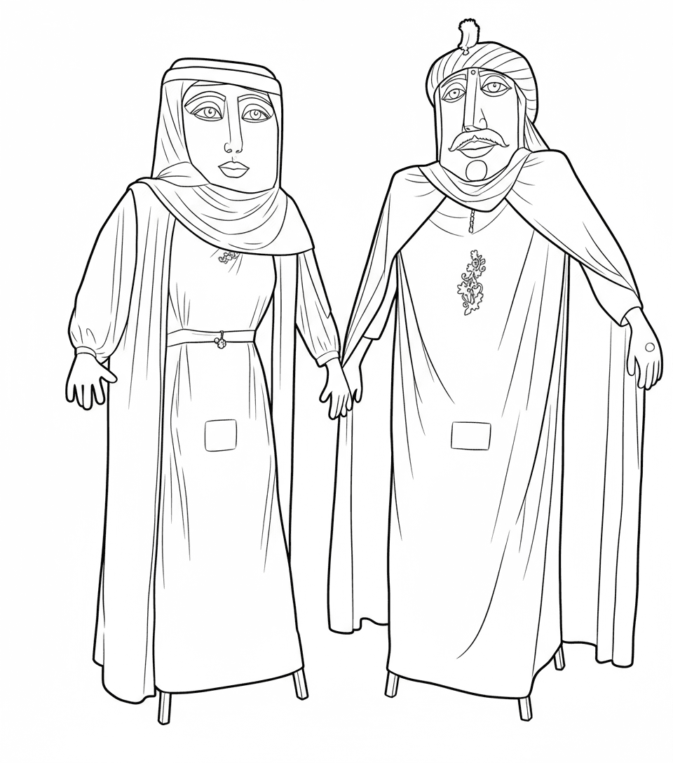 Gegants de la Plaça Major, Santa Coloma de Queralt