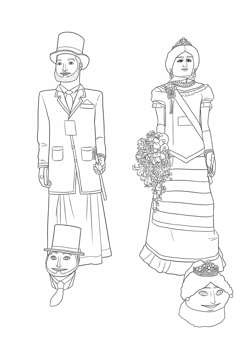 Gegants de l'AAVV Maria Cristina i voltants