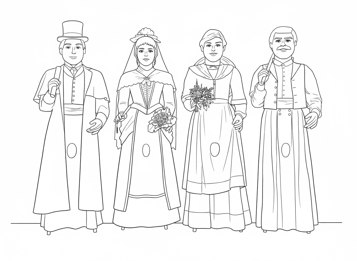 Gegants de l'Agrupació Cultural Folklòrica de Sant Feliu de Llobregat