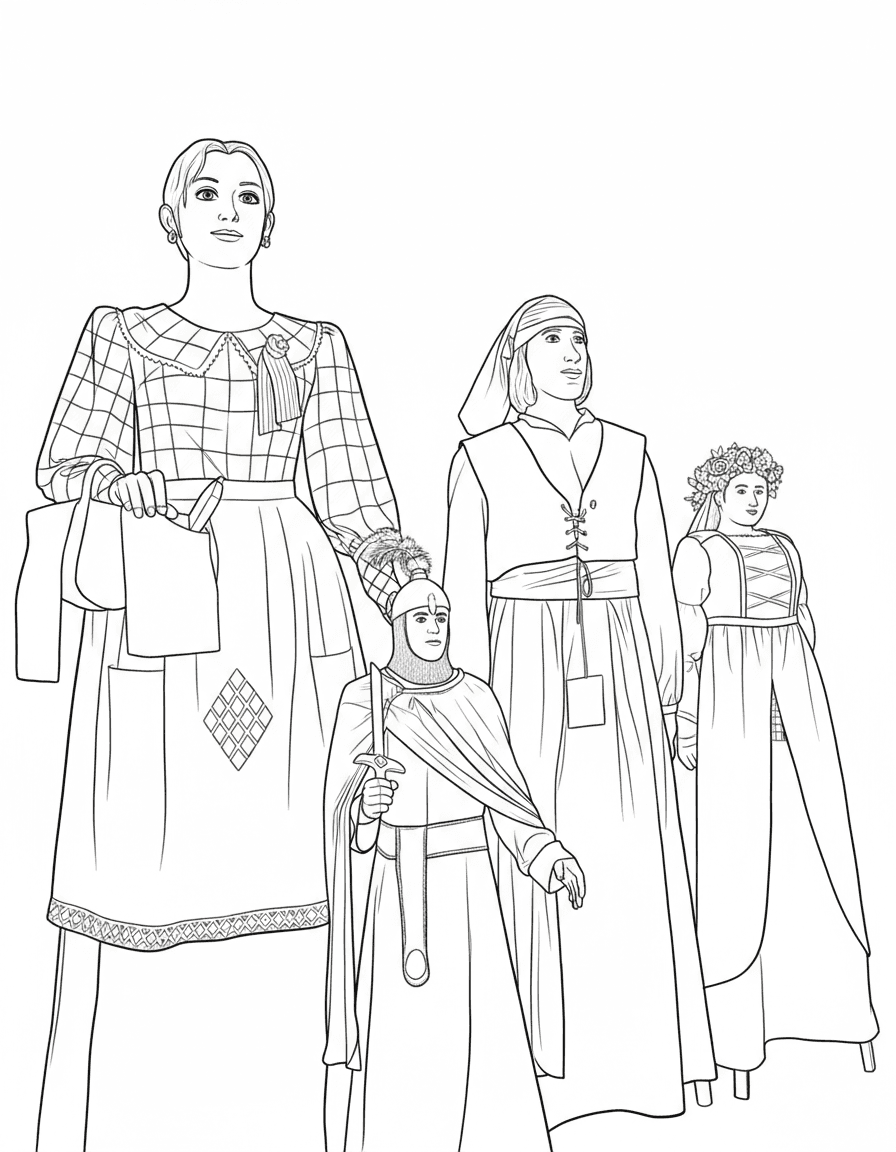 Gegants de l'Associació Cultural de Monistrol