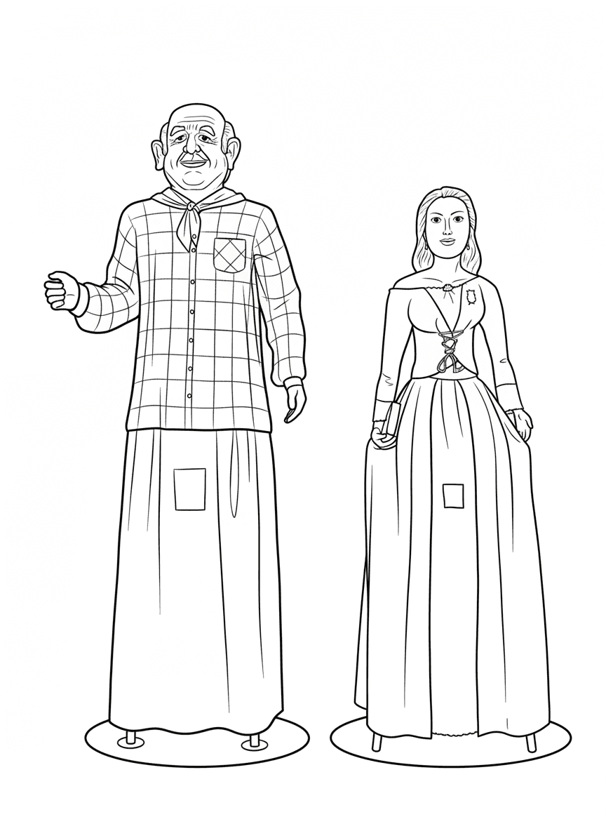 Gegants de l'Escola el Turó de Mataró