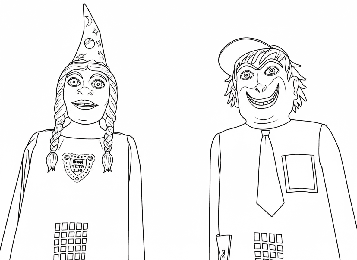 Gegants de l'escola Sant Josep Oriol de Barcelona