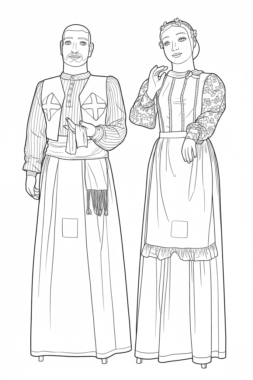 Gegants de l'Espluga Calba