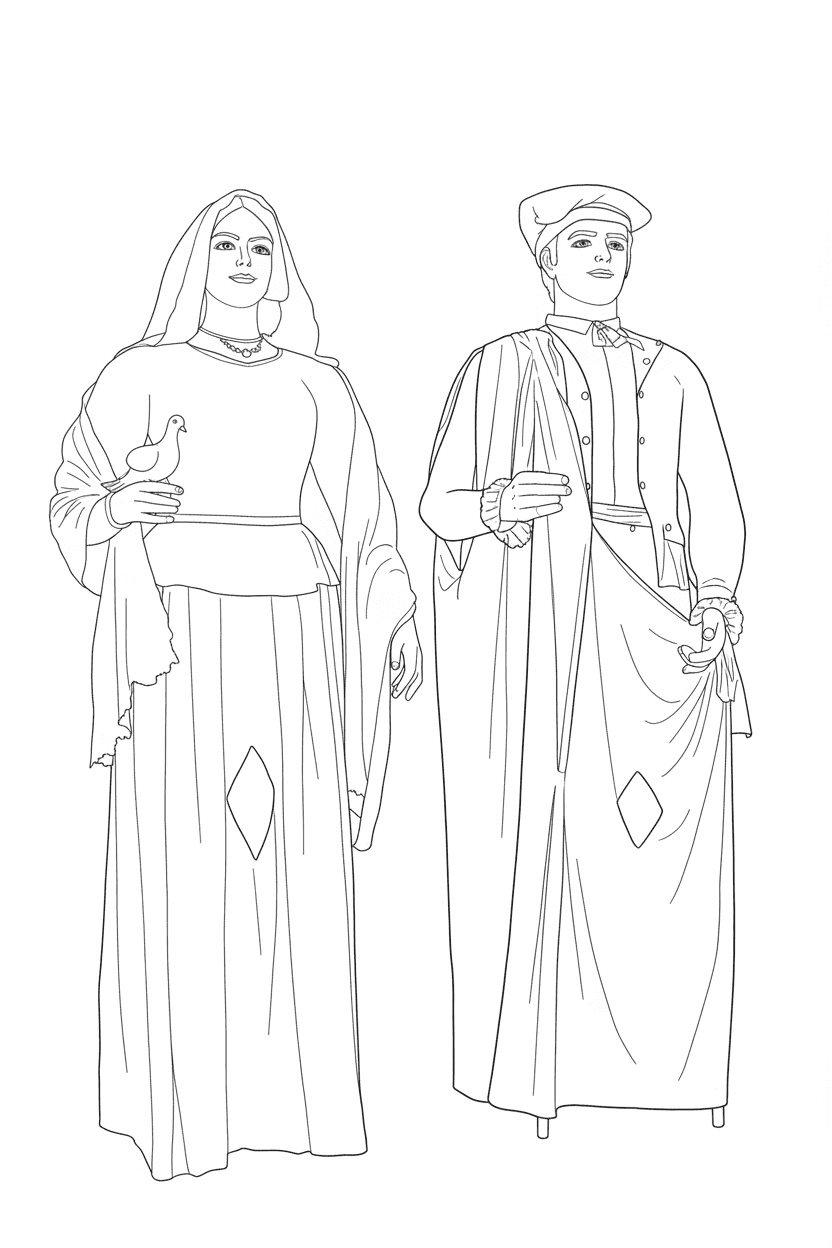 Gegants vells de Santa Coloma de Cervelló