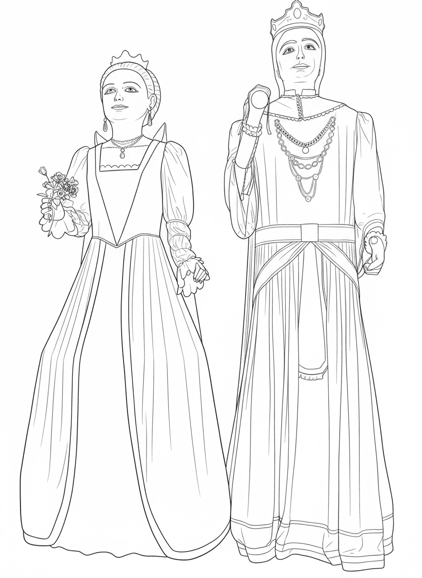 Gegants de Valls de Torroella (Sant Mateu de Bages)